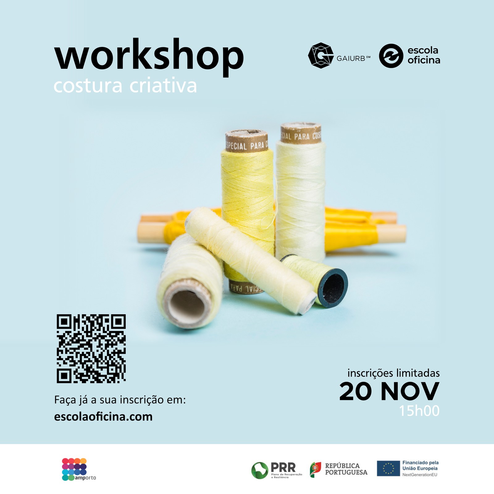 Escola Oficina dinamiza ciclo de workshops de Costura Criativa 